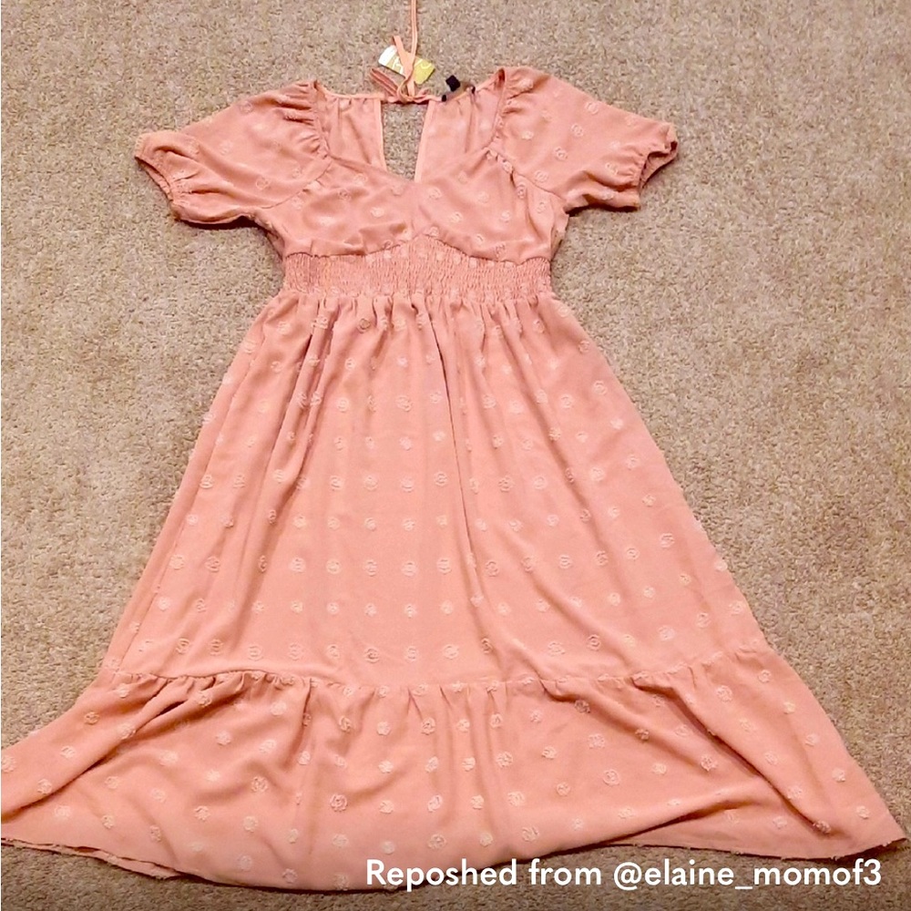 Suzanne Betro Pink Maxi Dress